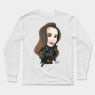 Elena Deligioz cartoon Long Sleeve T-Shirt